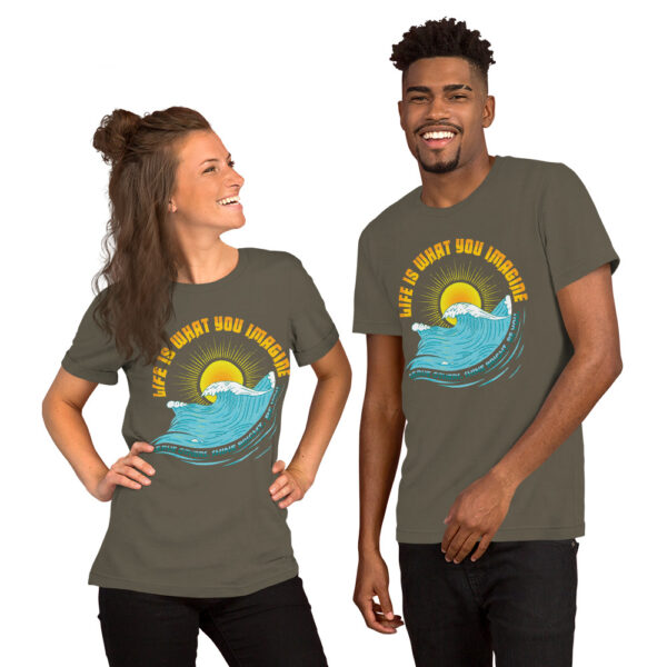 "Life Is What You Imagine" Unisex t-shirt - Image 7