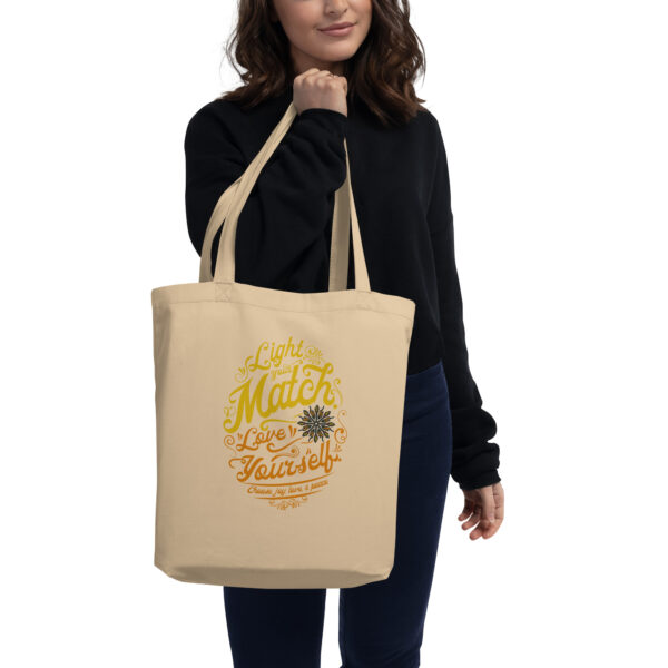 "Light Your Match" Eco Tote Bag - Image 2