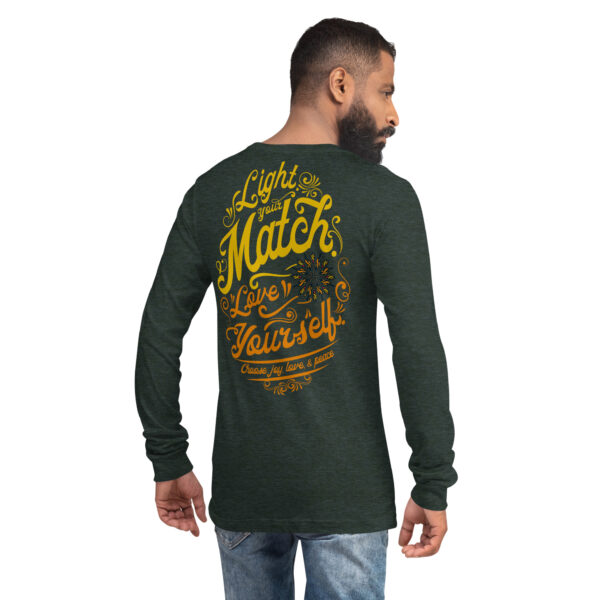 "Light Your Match" Unisex Long Sleeve Tee - Image 8