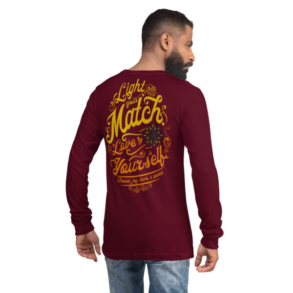 "Light Your Match" Unisex Long Sleeve Tee - Image 7