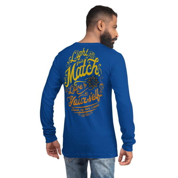 "Light Your Match" Unisex Long Sleeve Tee - Image 10