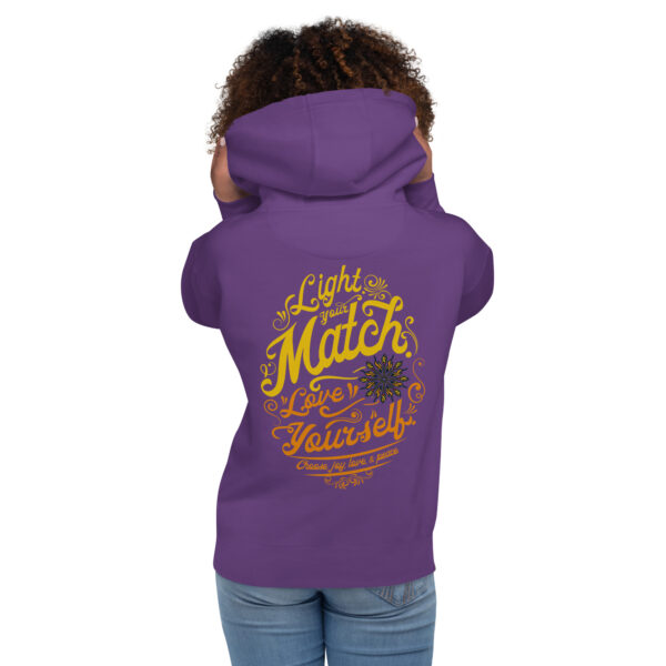 "Light Your Match" Unisex Hoodie - Image 6