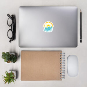 "Life Is What You Imagine" Bubble-free stickers