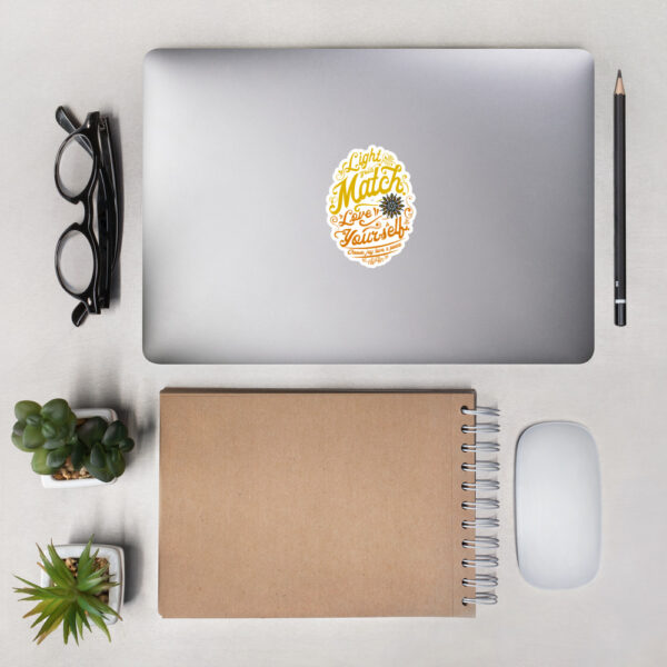 "Light Your Match" Bubble-free stickers - Image 4