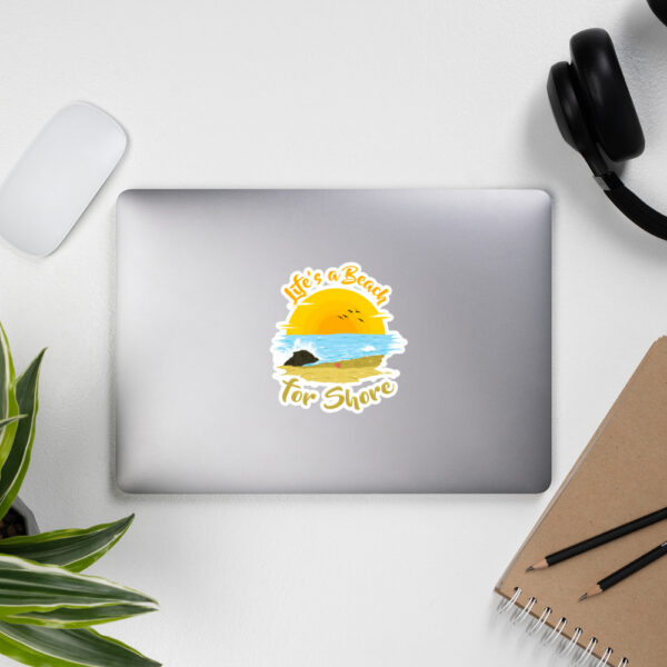 "Life's A Beach For Shore" Bubble-free stickers - Image 9